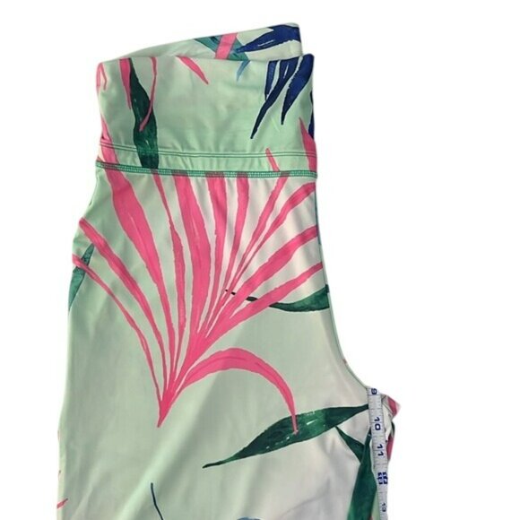 Reel Legends Womens Tropical Print Palazzo Pants L Polyester/Spandex - Picture 7 of 11